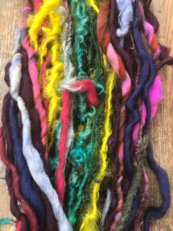 Chaos Fae  - colorful mixty yarn, 30 yards